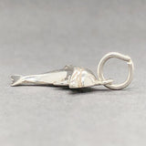 Estate SS Jumping Dolphin Charm - Walter Bauman Jewelers