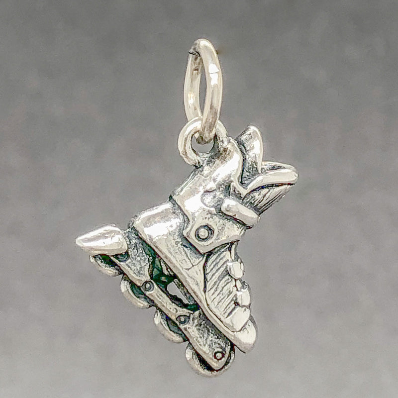 Estate SS Rollerblade Charm - Walter Bauman Jewelers