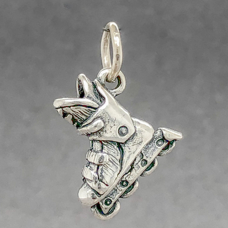 Estate SS Rollerblade Charm - Walter Bauman Jewelers