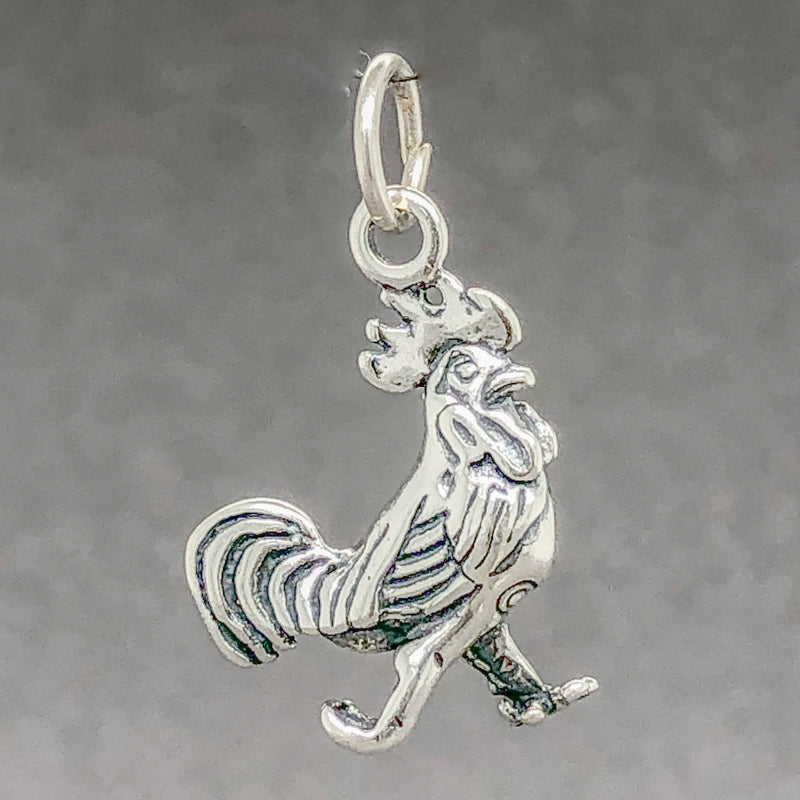 Estate SS Rooster Charm - Walter Bauman Jewelers