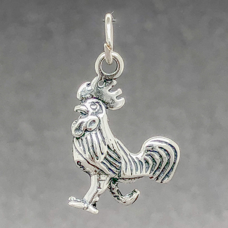 Estate SS Rooster Charm - Walter Bauman Jewelers