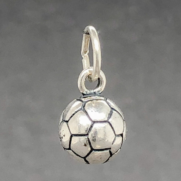 Estate SS Soccer Ball Charm - Walter Bauman Jewelers
