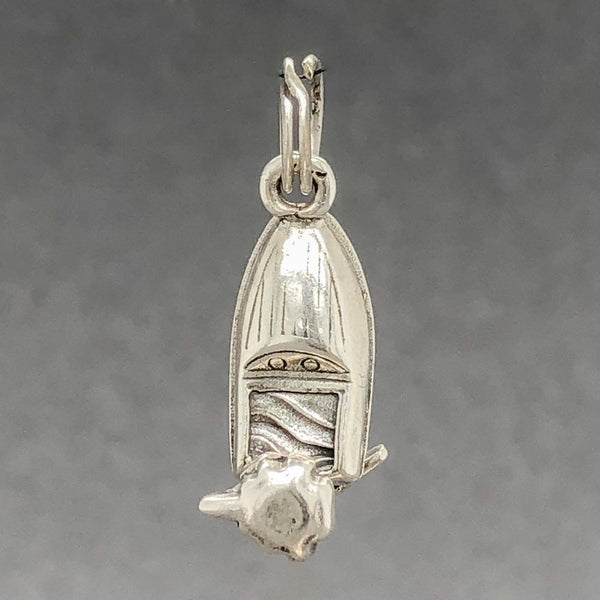 Estate SS Speedboat Charm - Walter Bauman Jewelers