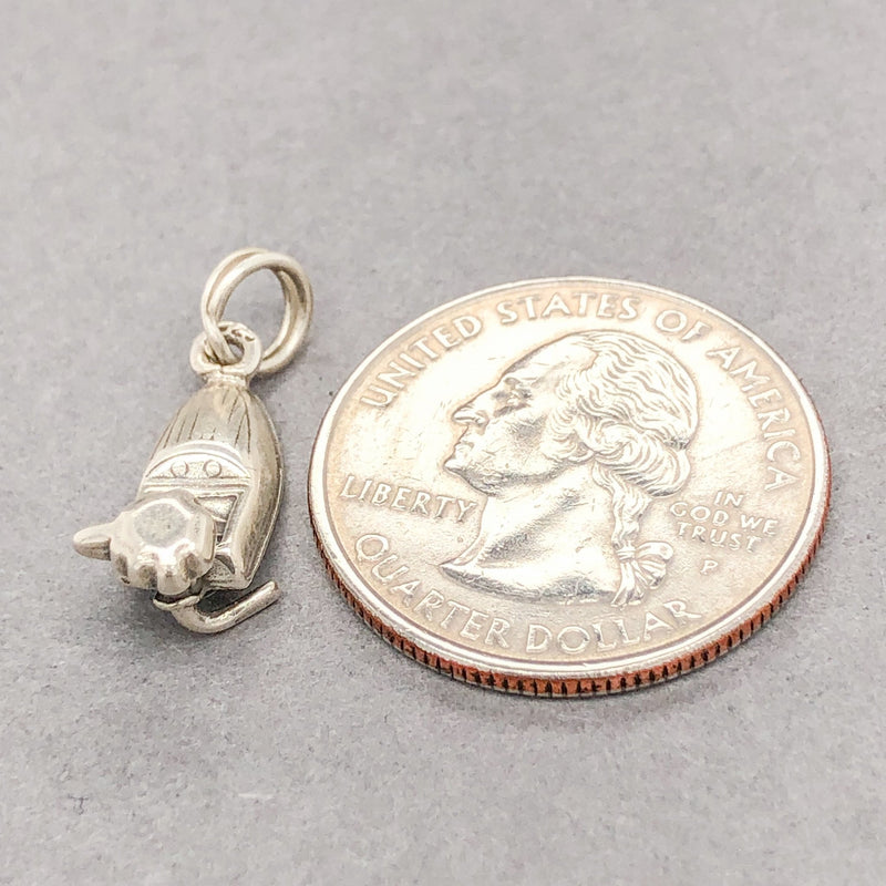 Estate SS Speedboat Charm - Walter Bauman Jewelers