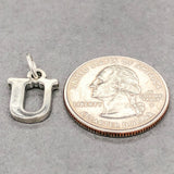 Estate SS “U” Letter Charm - Walter Bauman Jewelers