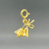 Estate SS YGP Bells Charm - Walter Bauman Jewelers