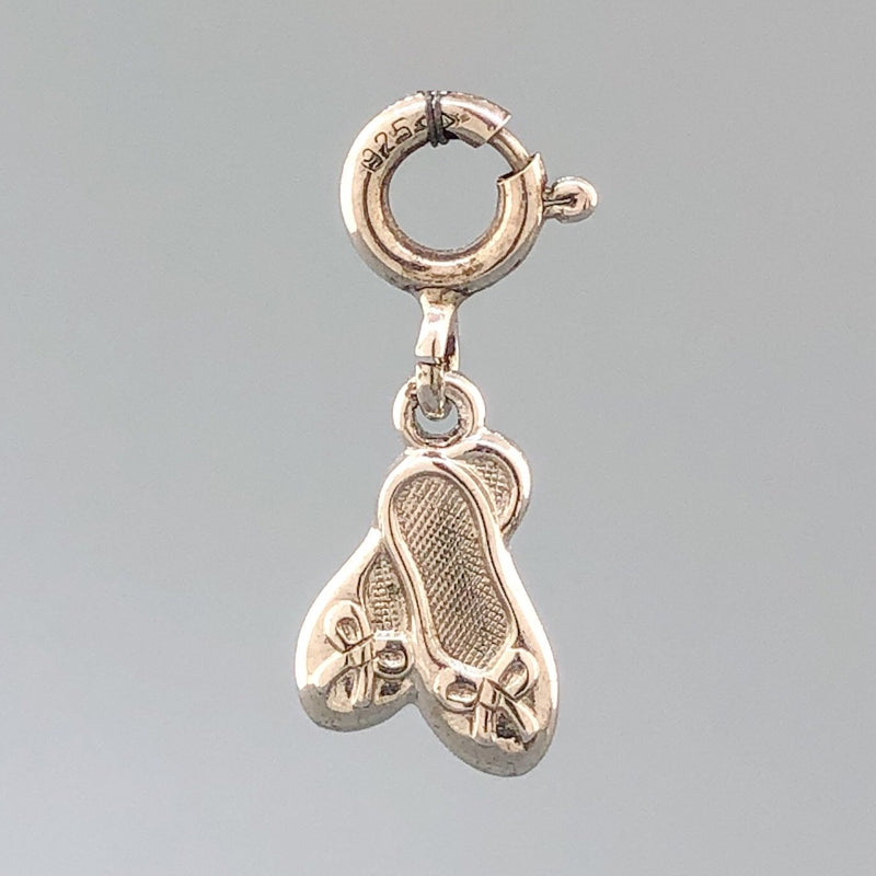 Estate Sterling Silver Ballet Slippers Charm - Walter Bauman Jewelers