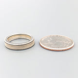 Estate Sterling Silver Set of 4 Coin Rings - Walter Bauman Jewelers
