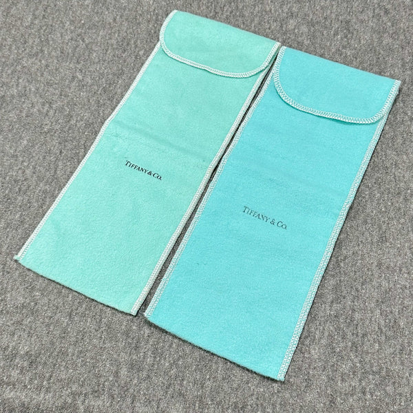 Estate T&Co. Set of 2 Fold Over Dust Pouches (Empty) - Walter Bauman Jewelers