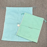 Estate T&Co. Set of 2 Large & XL Drawstring Pouches (Empty) - Walter Bauman Jewelers
