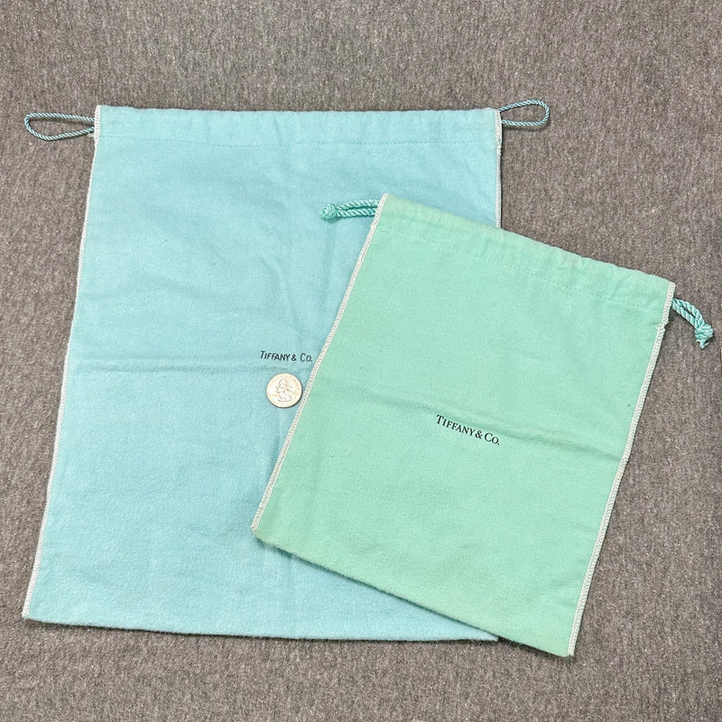 Estate T&Co. Set of 2 Large & XL Drawstring Pouches (Empty) - Walter Bauman Jewelers