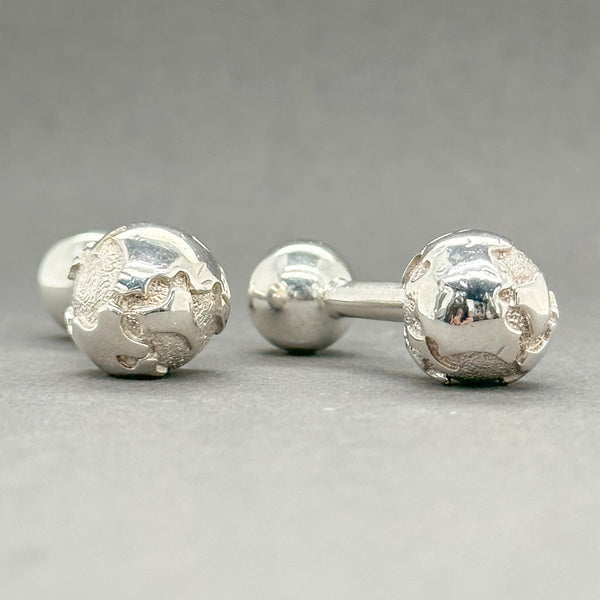 Estate T&Co. SS Globe Cufflinks - Walter Bauman Jewelers