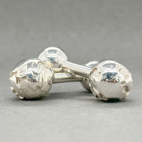 Estate T&Co. SS Globe Cufflinks - Walter Bauman Jewelers