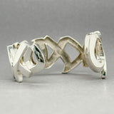 Estate T&Co. SS Graffiti Love & Kisses Cuff Bracelet - Walter Bauman Jewelers