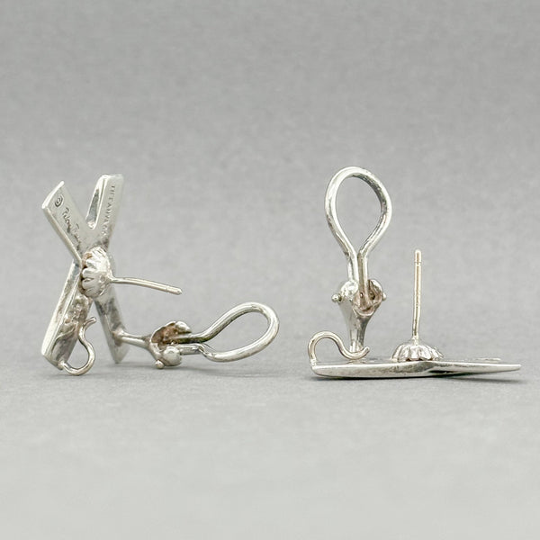 Estate T&Co. SS Picasso X Love Earrings - Walter Bauman Jewelers