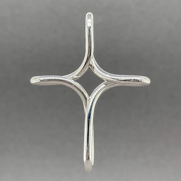 Estate T&Co SS XL Infinity Cross Pendant - Walter Bauman Jewelers