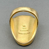 Estate Thor Selzer 14K Y Gold Comedy/Tragedy Pinky Ring - Walter Bauman Jewelers