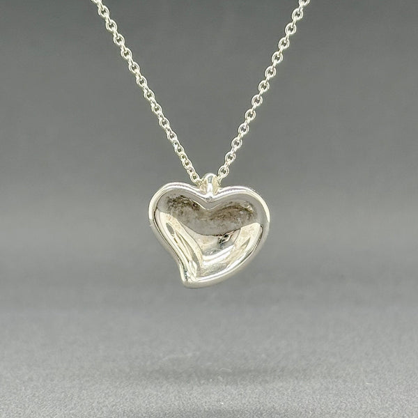 Estate Tiffany & Co. Elsa Peretti SS Full Heart Pendant - Walter Bauman Jewelers