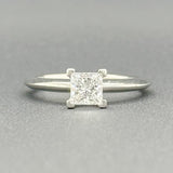 Estate Tiffany & Co. Platinum 0.58ct E/VVS2 Diamond Engagement Ring - Walter Bauman Jewelers