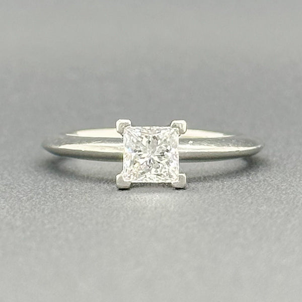 Tiffany and Co. Princess Cut Diamond Platinum Engagement Ring For Sale at  1stDibs | diamond rings for sale, tiffany princess cut engagement ring, princess  cut tiffany ring