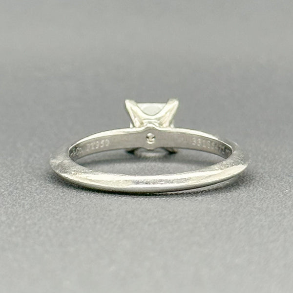 Estate Tiffany & Co. Platinum 0.58ct E/VVS2 Diamond Engagement Ring - Walter Bauman Jewelers