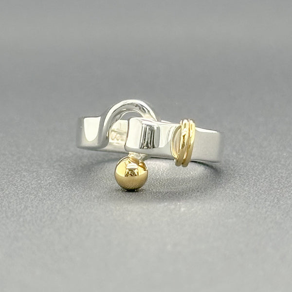 Estate Tiffany & Co. SS 18 Hook & Eye Ring - Walter Bauman Jewelers
