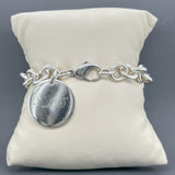 Estate Tiffany & Co. SS Circle Tag Charm Bracelet - Walter Bauman Jewelers