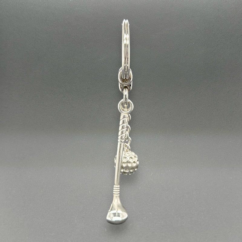 Estate Tiffany & Co. SS Golf Club & Ball Key Ring - Walter Bauman Jewelers