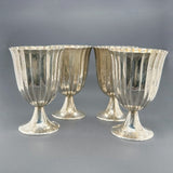 Estate Tiffany & Co. SS Set of 4 Egg Cups - Walter Bauman Jewelers