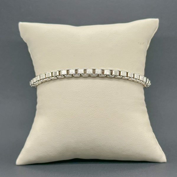 Estate Tiffany & Co. SS Venetian Link Chain Bracelet - Walter Bauman Jewelers