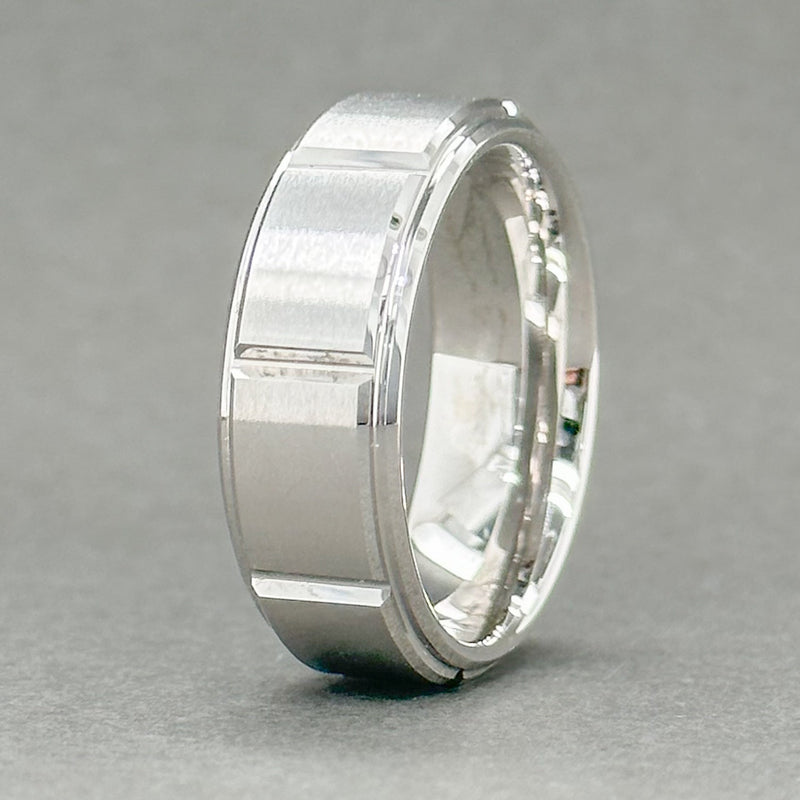 Estate Tungsten Lined Wedding Band - Walter Bauman Jewelers