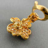 Estate Van Cleef & Arpels (Single) Cosmos 18K Y Gold 1.19cttw G/VS2-SI1 Diamond & 0.36ct Sapphire Earring - Walter Bauman Jewelers