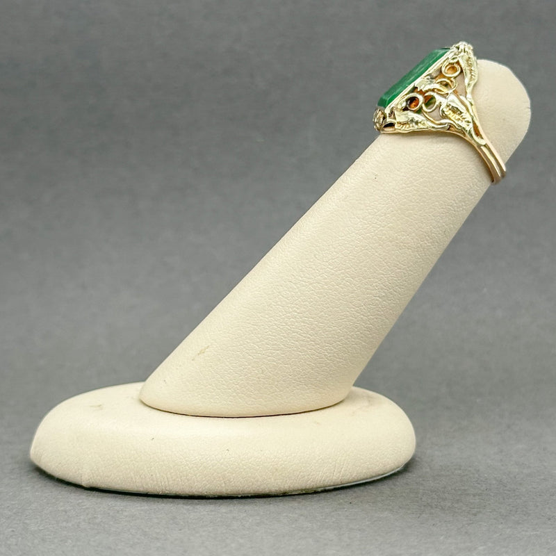 Estate Victorian 14K Y Gold 0.91ct Chalcedony Ring - Walter Bauman Jewelers