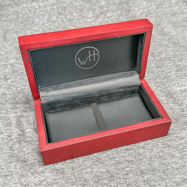 Estate William Henry Wood Display Box “Zurich Panama” EMPTY 11 - Walter Bauman Jewelers