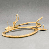 Estate Yossi Harari 24K Y Gold Dangle Earrings - Walter Bauman Jewelers