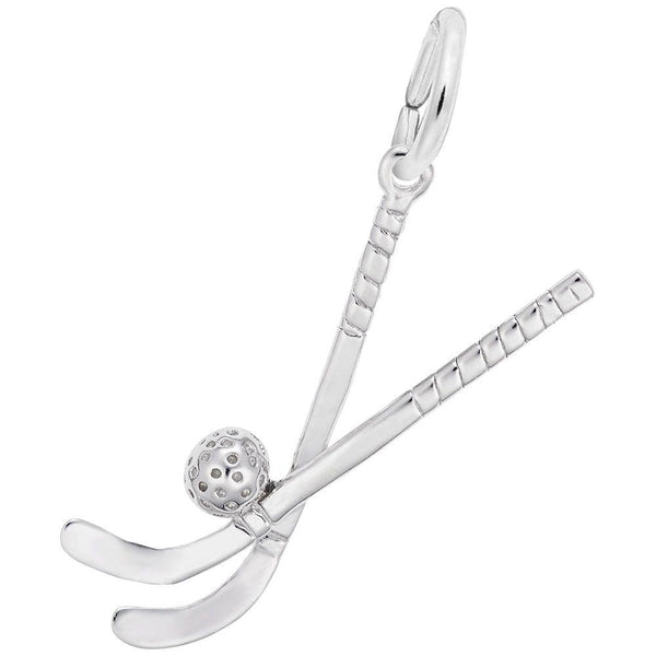 Field Hockey Sticks with Ball Charm - Walter Bauman Jewelers