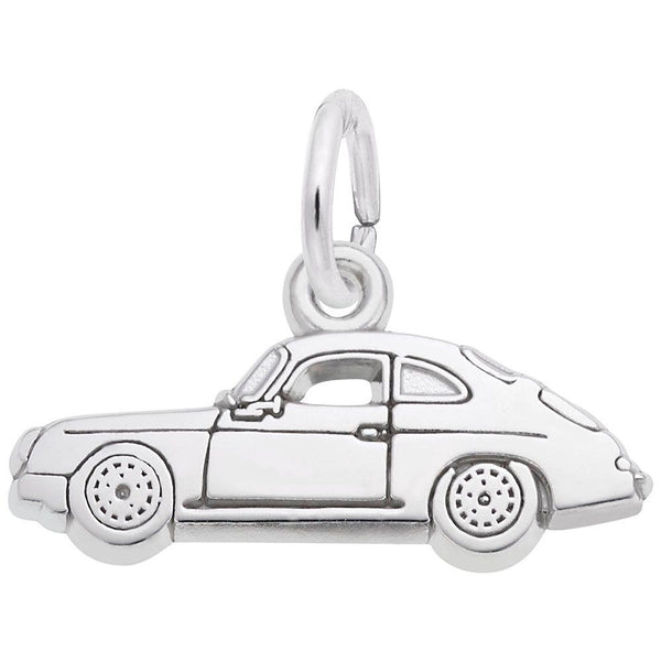 Flat Classic German Sports Car Charm - Walter Bauman Jewelers