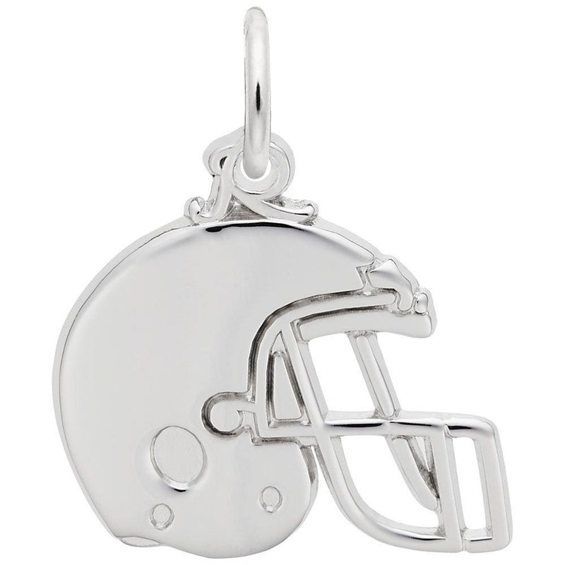 Flat Football Helmet Charm - Walter Bauman Jewelers