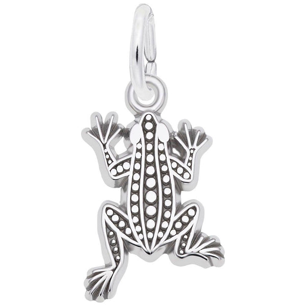 Flat Leopard Frog Charm - Walter Bauman Jewelers