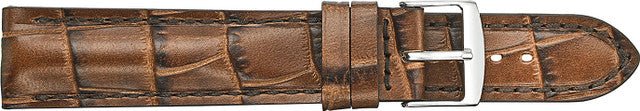 Fleurus Alligator Embossed Leather Watchband 934 - Walter Bauman Jewelers