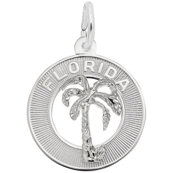 Florida Palm Tree Ring Charm - Walter Bauman Jewelers