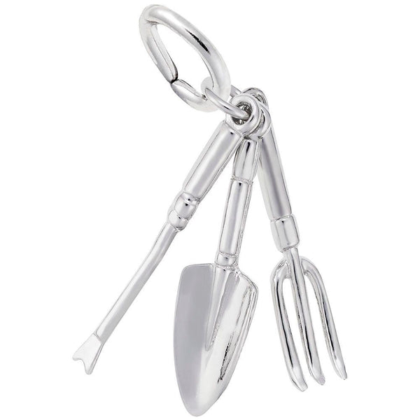 Gardening Tools Set Charm - Walter Bauman Jewelers