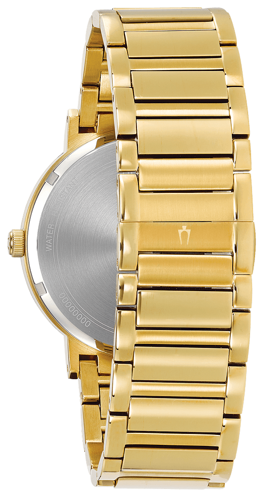 Gold Tone Bulova Watch 97D115 - Walter Bauman Jewelers