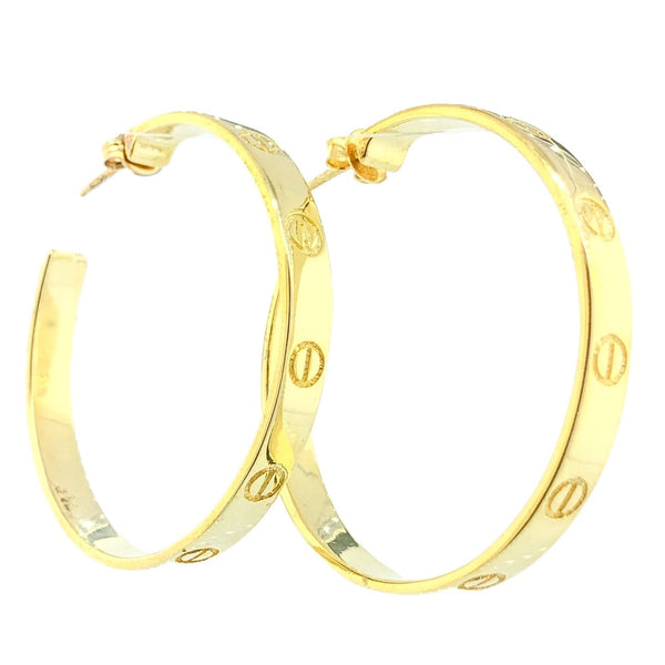 GP Sterling Silver Hoops - Walter Bauman Jewelers