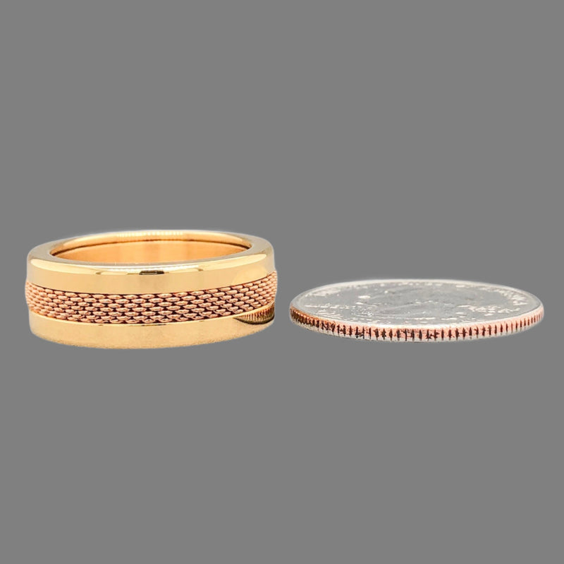 STST TT Mesh Ring Set - Walter Bauman Jewelers