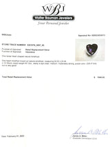 Estate 40.10ct Heart Cut Amethyst Loose Gemstone - Walter Bauman Jewelers