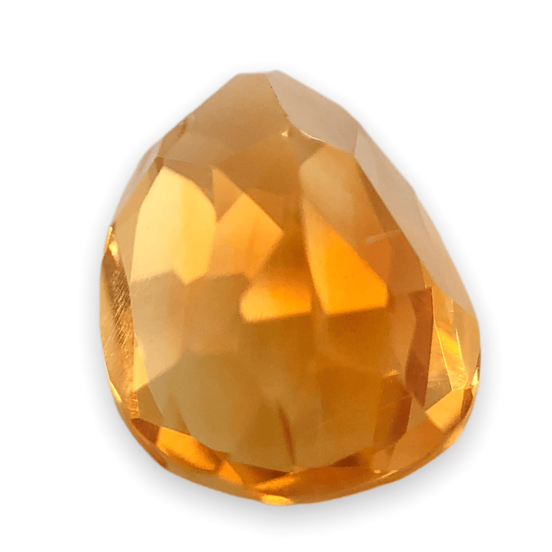 Estate Citrine Pear 4.44ct Loose Stone - Walter Bauman Jewelers