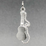 Estate SS Guitar Charm - Walter Bauman Jewelers