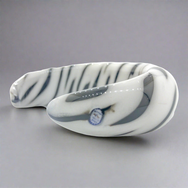 Kevin O'Grady Zebra Print Glass Cuff Bracelet - Walter Bauman Jewelers