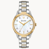 Ladies Bulova Watch with 8 Diamonds 98P184 - Walter Bauman Jewelers